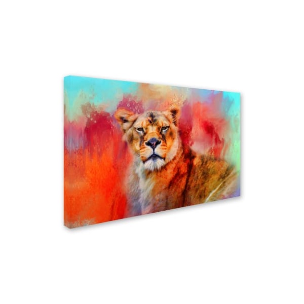 Jai Johnson 'Colorful Expressions Lioness' Canvas Art,12x19